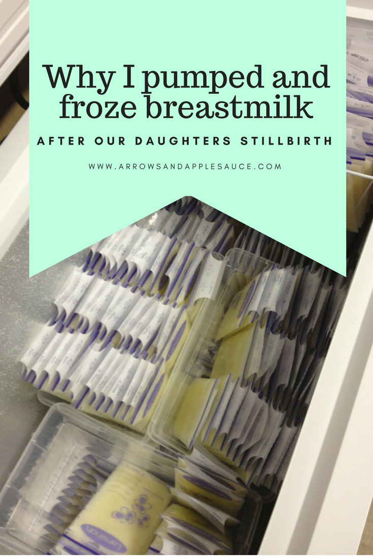 The story of why I pumped breastmilk after our daughter was stillborn. Find out the wonderful blessing I used it for. #breastmilkdonation #stillbirth #pumpingbreastmilk #grief #childloss