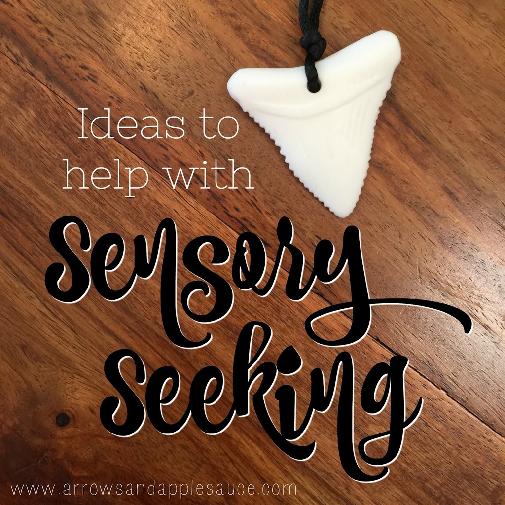 Don't Lick That! | Ideas To Help With Sensory Seeking - Arrows & Applesauce