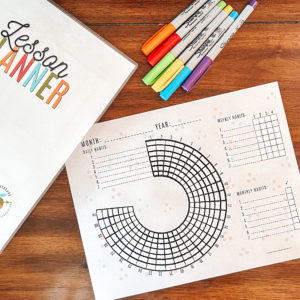 Check out the great free printable homeschool planner! It's just one perk of being a subscriber! Get organized as you learn. #homeschoolplanner #printableplanner #freeplanner #homeschoolorganization #lessonplanner #habittracker #monthlycalendar #dailyplanner