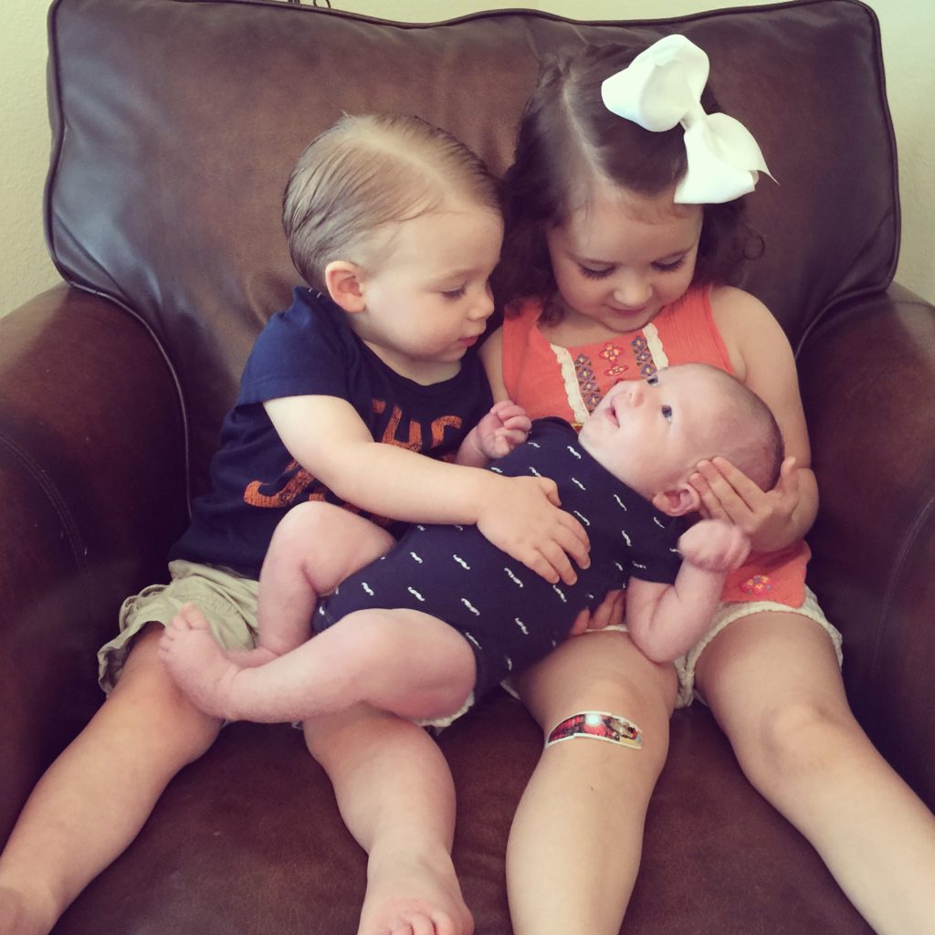 My cord of three strands. Welcoming our third child.