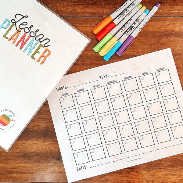 Our Printables Library | FREE Homeschool Planner - Arrows &amp; Applesauce