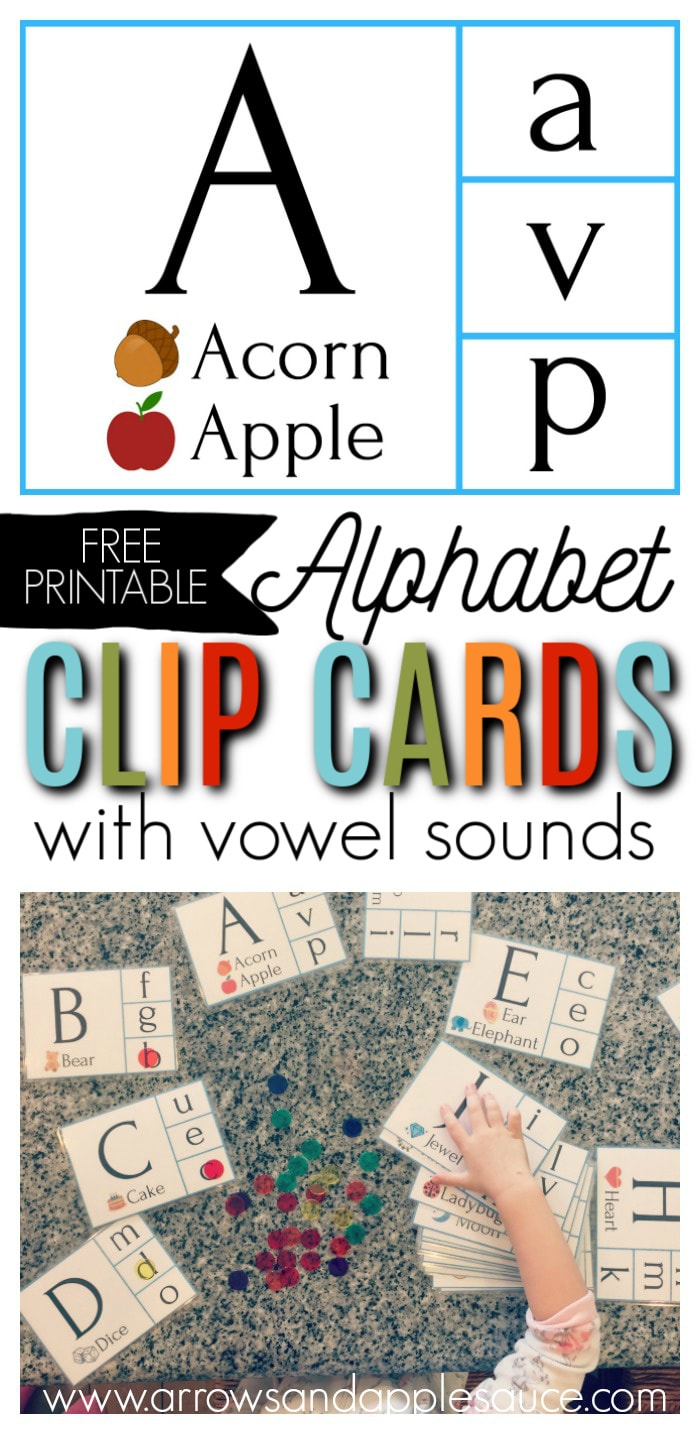 Crazy For Clip Cards Free Printables Arrows Applesauce
