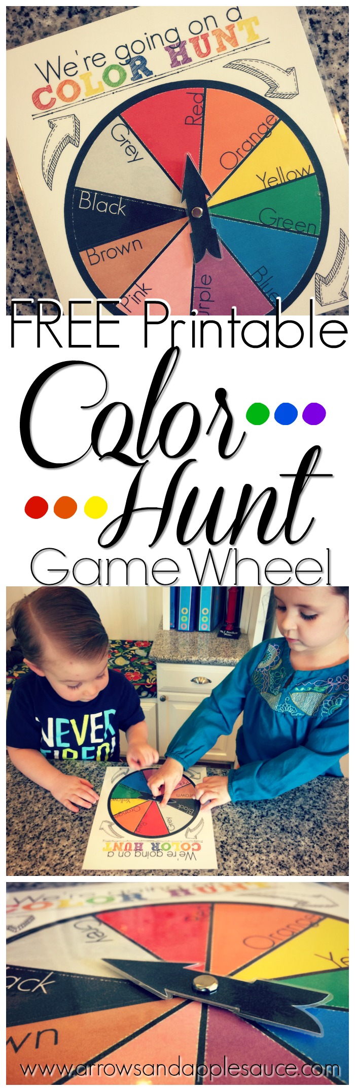 color hunt game preschool