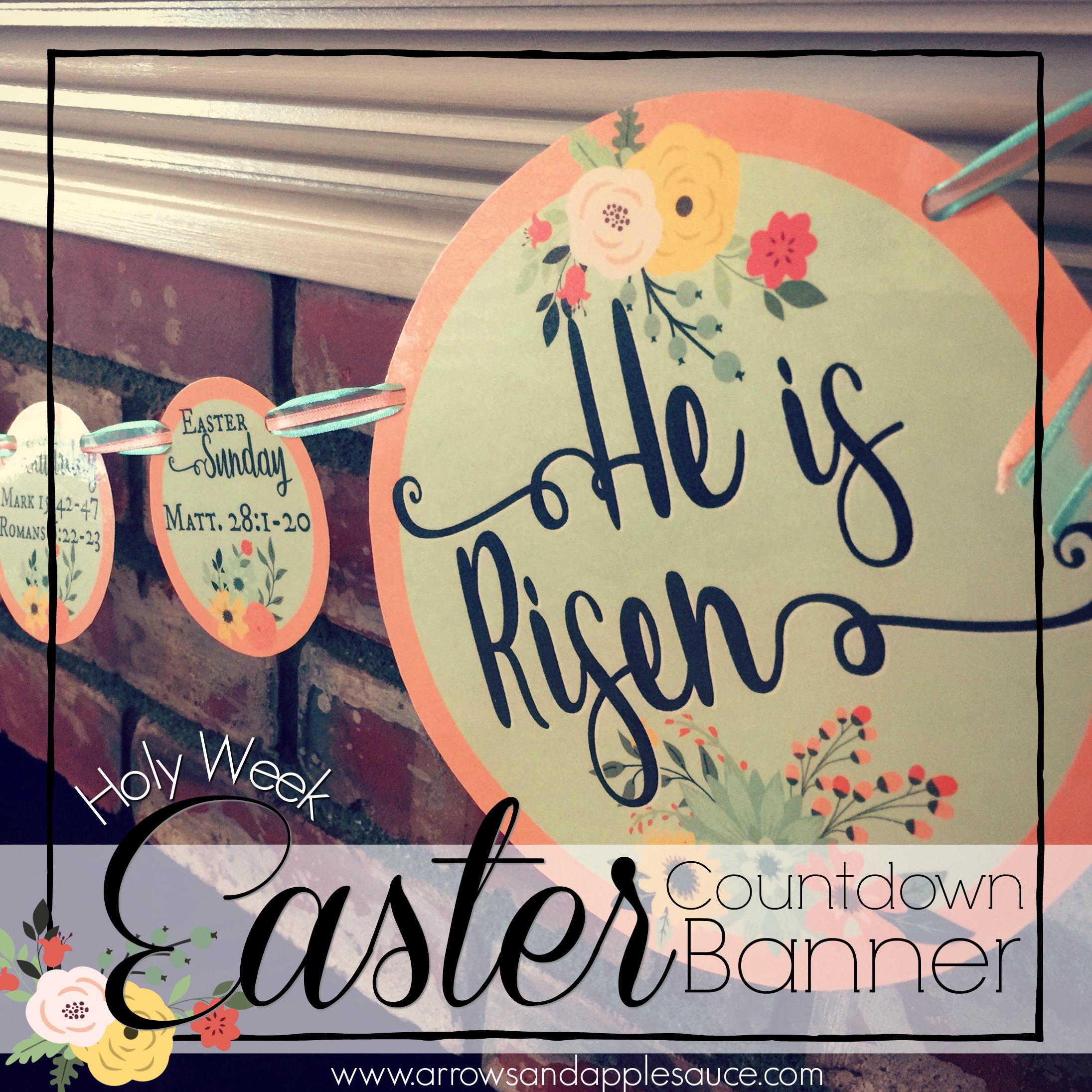 Teach your little ones about Holy Week (Passion Week) and learn about the events that transpired during the week before and on Easter Sunday. #Easter #HolyWeek #Printables #KidsEasterActivities #PassionWeek