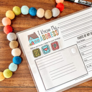 Help your little ones learn their address and phone number with these fun printable activities, plus a cute FREE About Me interview page! #kidslifeskills #homeschoolprintables #learningaddress #learningphonenumbers #homeeducation #kindergartenprintables #firstgradehomeschool