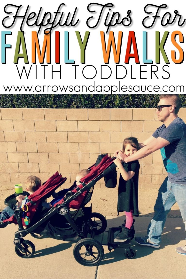 5 Tips For An Enjoyable Family Walk With Toddlers - Arrows & Applesauce