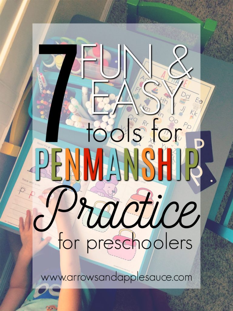 Learning good penmanship can be stressful and maybe even a little tediouse. Check out these awesome tools we use to keep penmanship practice fun and easy! #penmanshippractice #learningtowrite #writingpractice #alphabetpractice #learningtospell #writingtools #preschoolwriting #preschoolathome #homeschoolactivities #learningathome #kidslearningapps #printableflashcards #preschooljournal #salttray