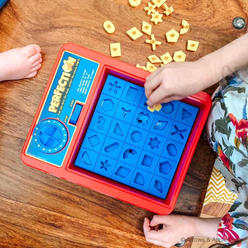 Game Schooling With Preschoolers | Shapes - Arrows & Applesauce