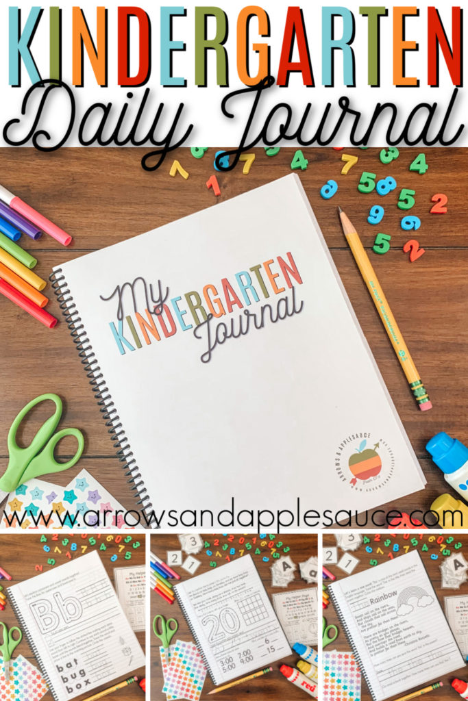 Enjoy a gentle introduction to early learning with this printable Kindergarten Journal. A page a day of early reading skills, basic math concepts, penmanship, life skills, and more! #Kindergarten #kindergartenworksheets #kindergartenjournal #kindergartenathome #homeschool #homeschoolkindergarten #homeeducation