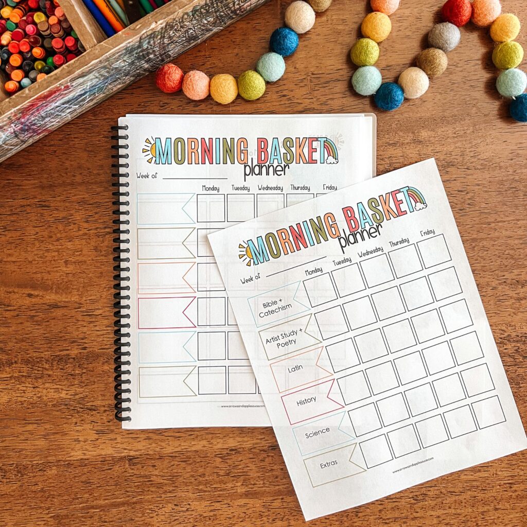 Introducing, our new editable lesson planner! Perfect for organizing your homeschool and everyday life, because homeschooling IS life! #lessonplanner #homeschoolplanner #teacherplanner #dailyrhythm #homeschoolroutine #habittracker #morningbasket #printablecalendar