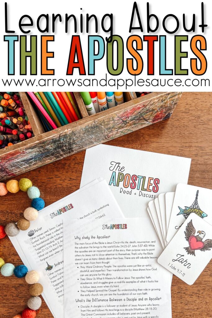 The Apostles aren't the Bible's focus, but we can still learn from them! Check out our new Apostle study and enjoy their amazing lives! #TwelveApostles #ChristsApostles #ApostleStudy #JesusDisciples #KidsBibleStudy #ChristianHomeschool #BibleActivities #SudaySchoolLesson #ChristianKids 