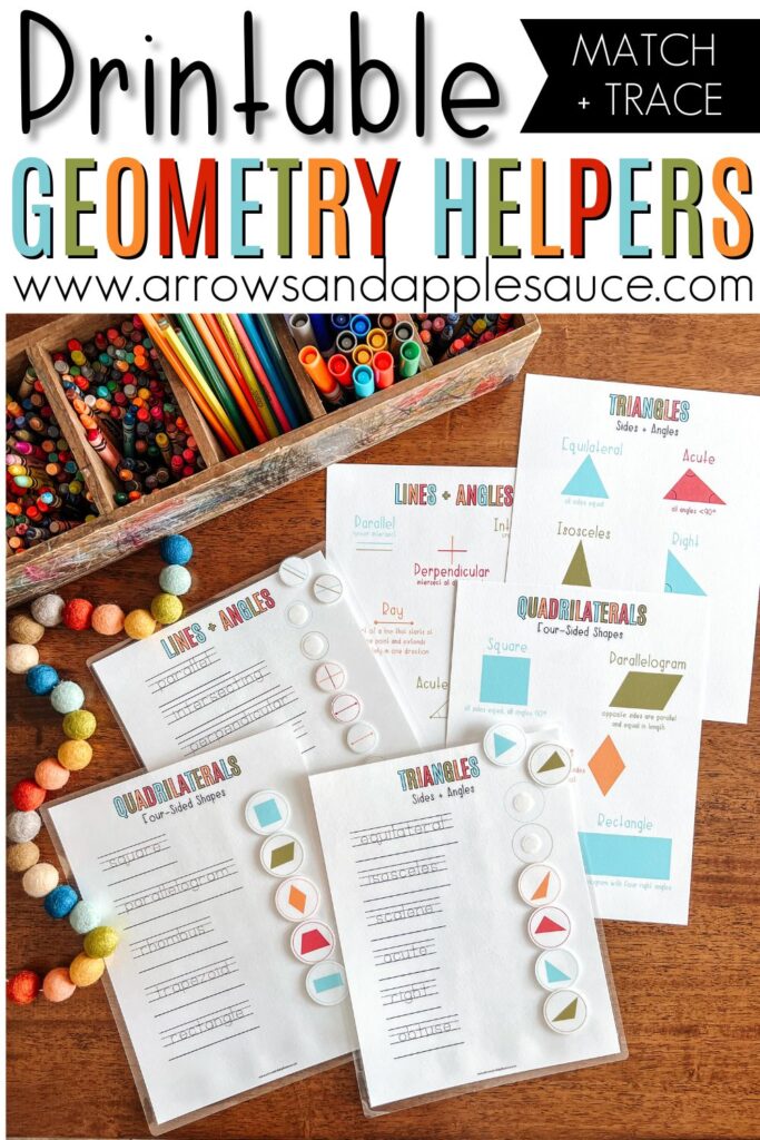 Geometry is all around us, and once kids start to see it, it just clicks. That’s exactly why I created this Geometry Practice Set. #fourthgrade #fifthgrade #geometrypractice #learningshapes #learningangles #homeschoolmath