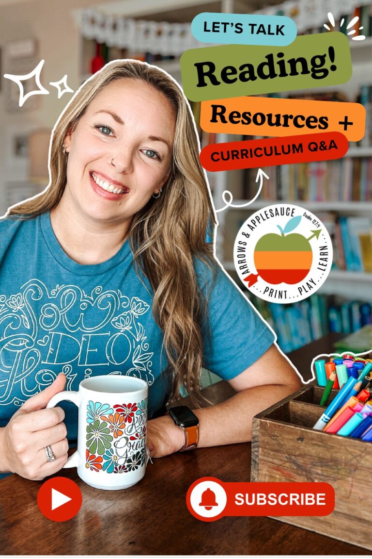 Let's Talk Reading! All About Reading Q&A - Arrows & Applesauce