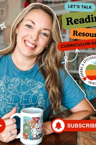 Let's talk reading! I hope these resources will encourage you as you teach your child to read. Enjoy an All About Reading Q&A! #allaboutreading #teachingkidstoread #kindergarten #homeschoolresoures